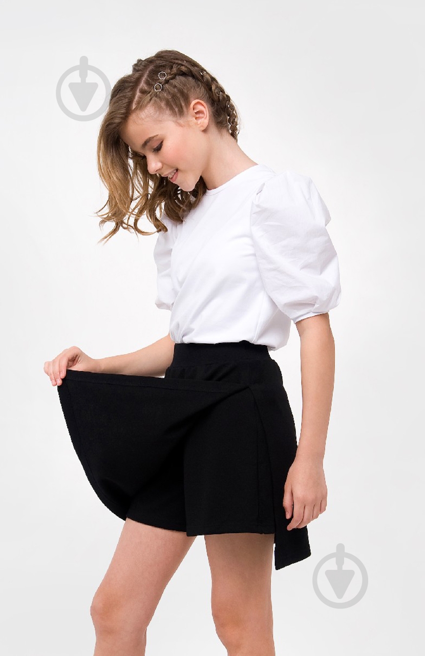 Юбка-шорты Smil р.158 черный 120331 - фото 2 Юбка-шорты Smil р.158 черный 120331 - фото 2