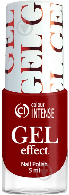 Лак для ногтей Colour Intense Gel Effect 65 028 Черешня 5 мл - фото 1