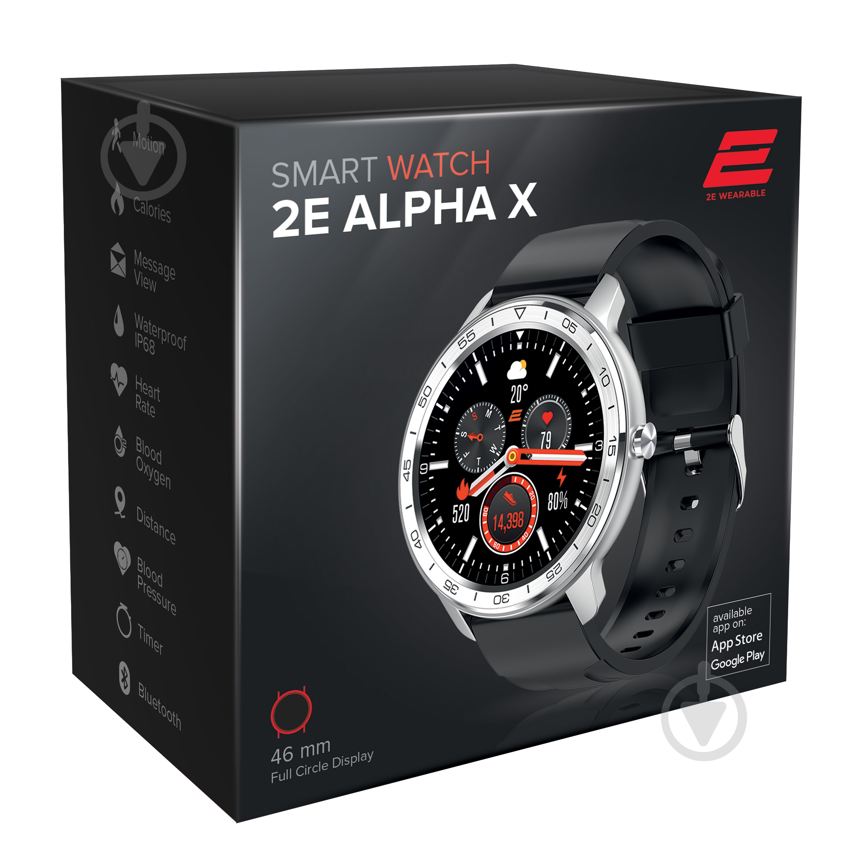 Смарт-годинник 2E Alpha X 46 mm silver (2E-CWW30SL) - фото 3