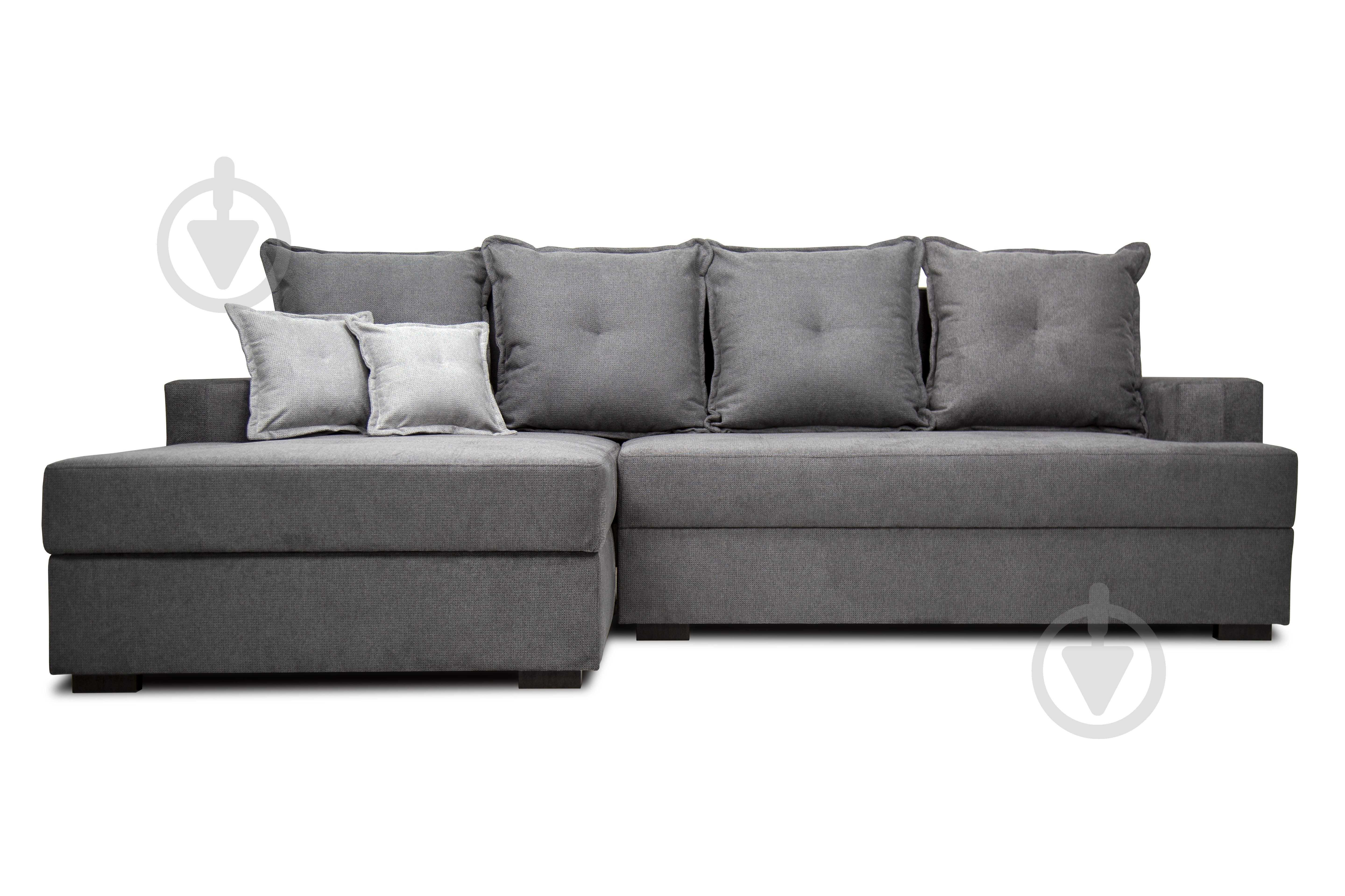 Диван угловой VECTOR Рио левый серый 2590x1570x1050 мм - фото 1