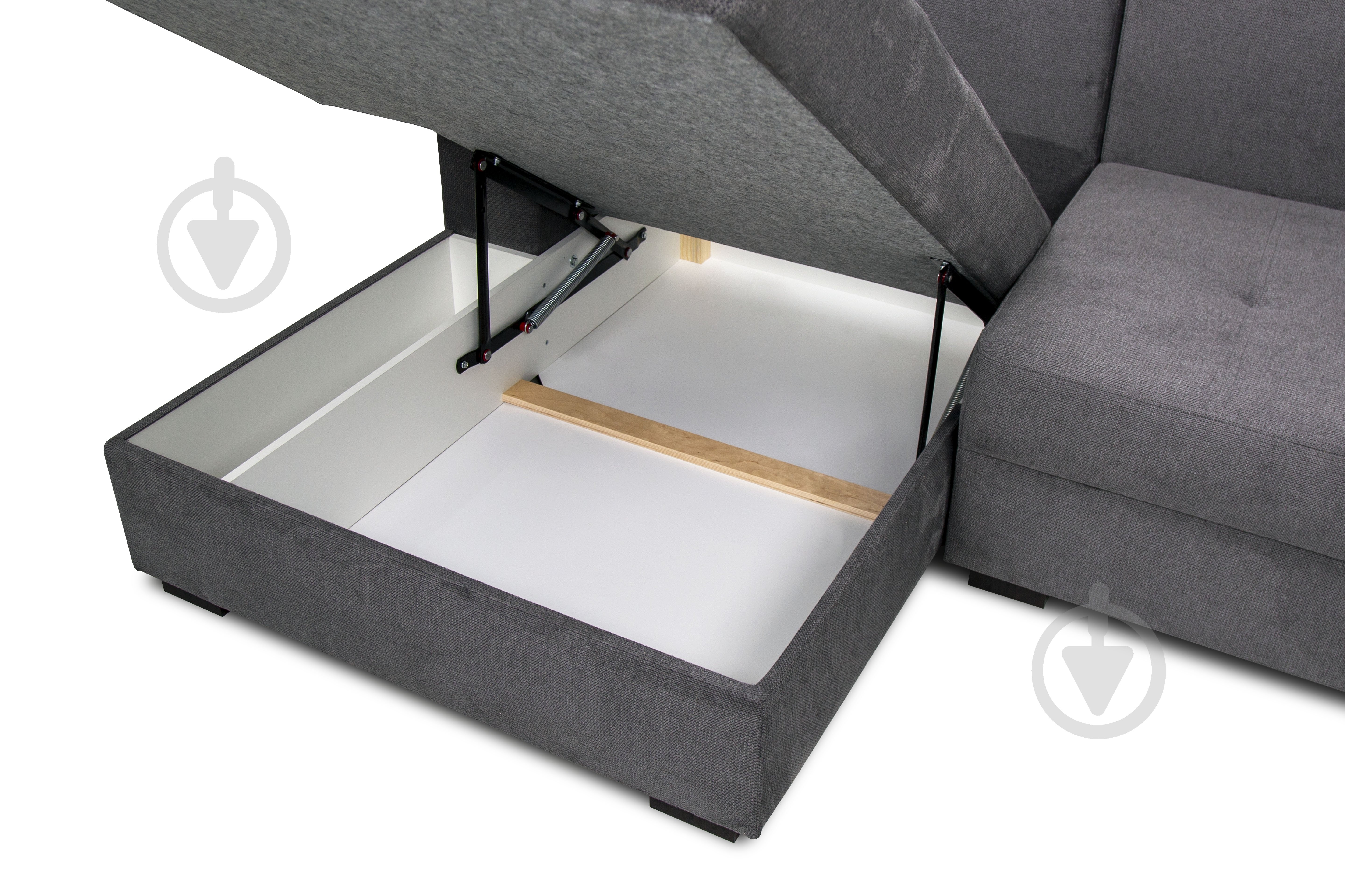 Диван угловой VECTOR Рио левый серый 2590x1570x1050 мм - фото 4