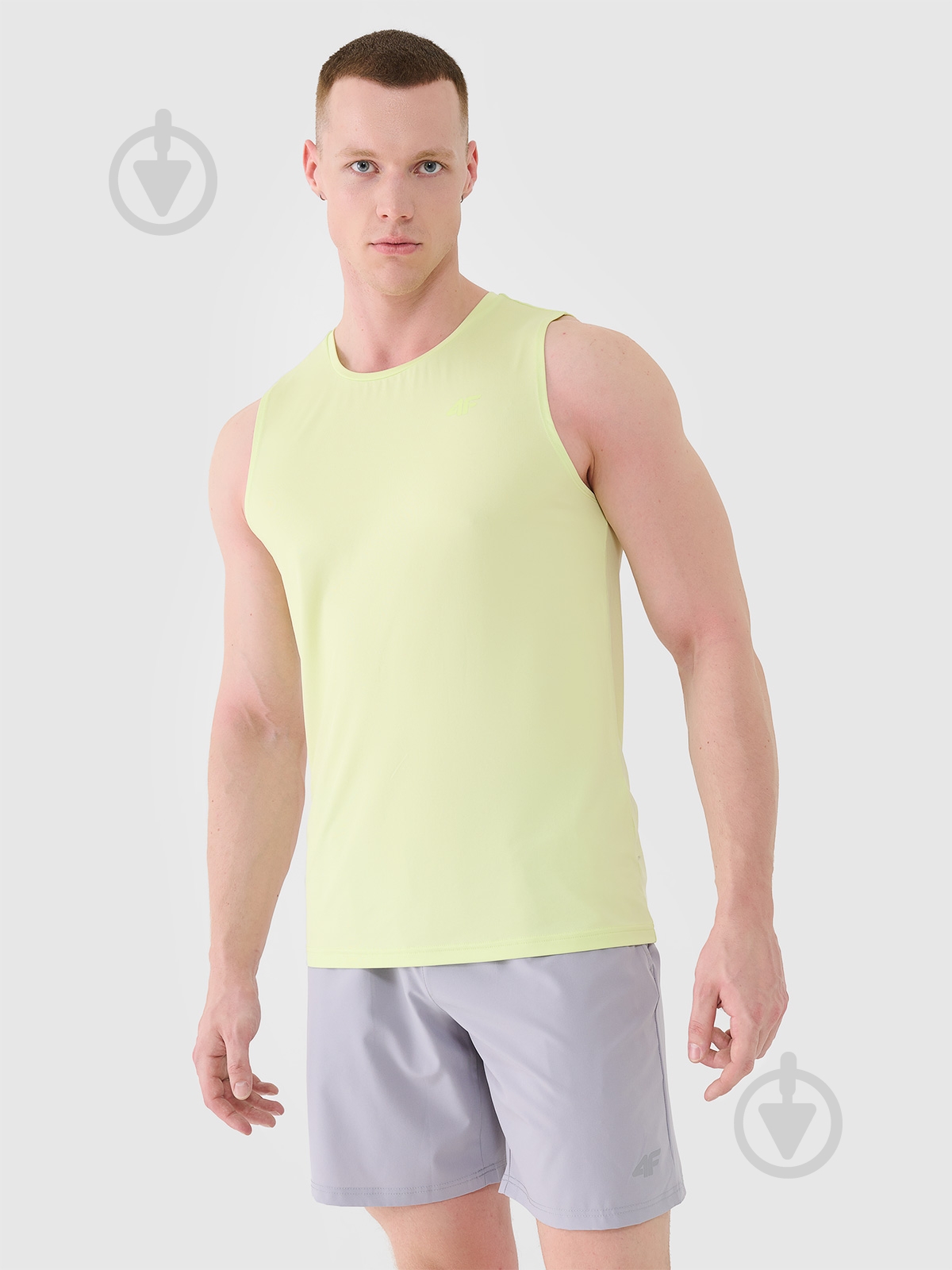 Майка 4F SLEEVELESS FNK M460 4FWSS25TFSLM460-45S р.2XL желтый - фото 1