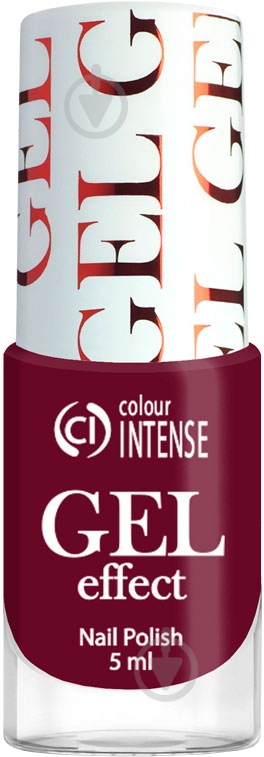 Лак для нігтів Colour Intense Gel Effect 65 037 Гранат 5 мл - фото 1