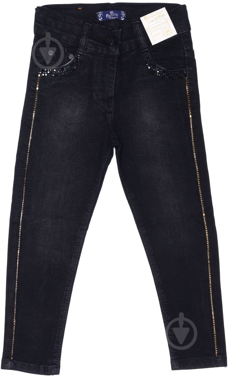 Джинси Beren Style 6050 р.116 чорний - фото 1