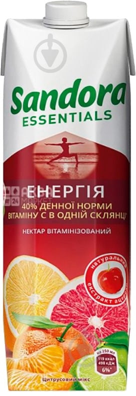 Нектар Sandora Essentials Энергия 0,95л - фото 2