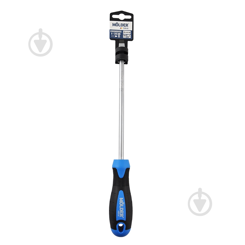 Викрутка Molder SL8x200 мм (MT32013) - фото 1 Викрутка Molder SL8x200 мм (MT32013) - фото 1