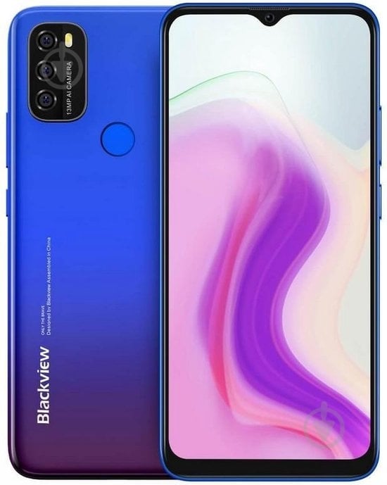 Смартфон Blackview A70 3/32GB twilight blue (6931548307051) - фото 1 Смартфон Blackview A70 3/32GB twilight blue (6931548307051) - фото 1