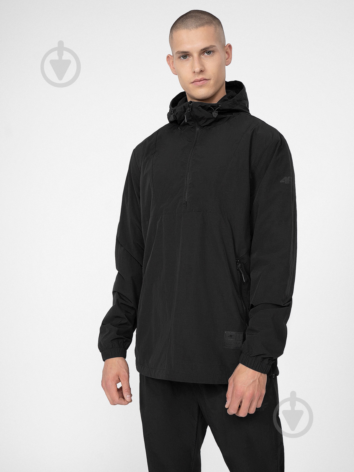 Ветровка 4F JACKET M014 4FSS23TJACM014-20S р.2XL черная - фото 1 Ветровка 4F JACKET M014 4FSS23TJACM014-20S р.2XL черная - фото 1