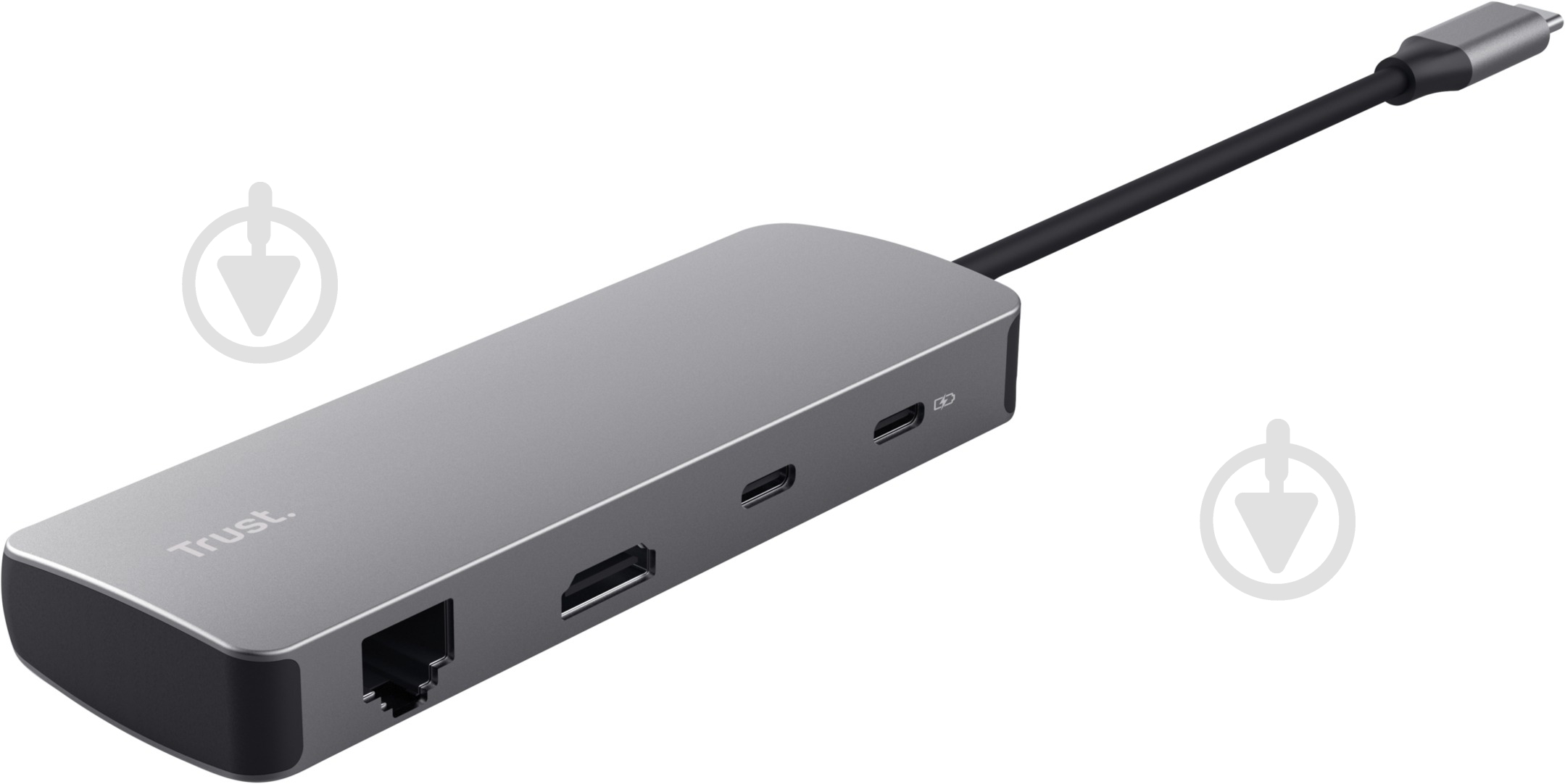 Адаптер Trust Dalyx 8in1 USB-C> 1xUSB-А 3.2/USB-A 2.0/2xUSB-С/HDMI/Ehernet/SD/microSD (25672_TRUST) - фото 2