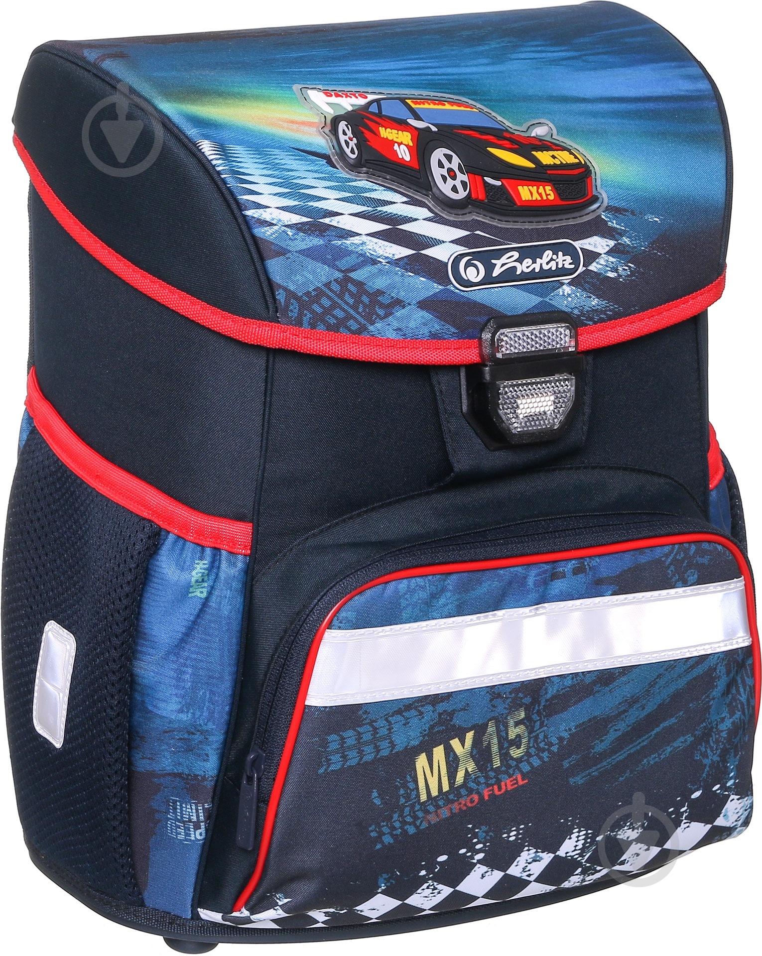 Ранец школьный Herlitz укомплектованный Loop Plus Racer - фото 3 Ранец школьный Herlitz укомплектованный Loop Plus Racer - фото 3