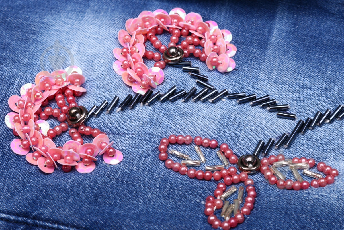 Джинсы Beren Style 6045 р.122 синий - фото 4