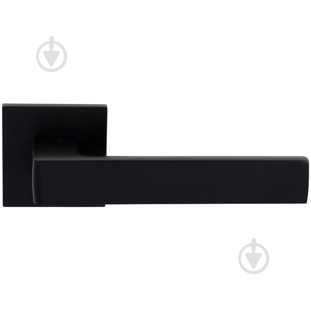 Ручка на розетке Comit kubic a матовый черный - фото 1