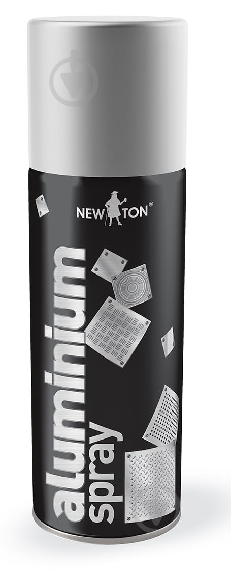 Емаль аерозольна New Ton Aluminium spray алюміній глянець 400 мл - фото 1