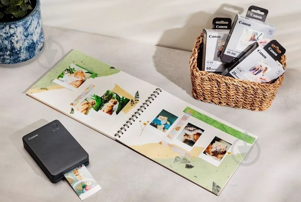 Принтер Canon Selphy Square QX20 Gray (6752C002) - фото 7