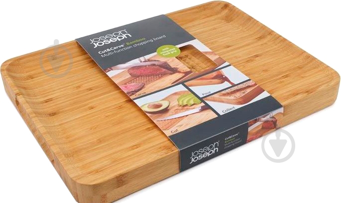Доска разделочная Joseph Joseph Cut And Carve 30х40х3,5 см дерево - фото 3 Доска разделочная Joseph Joseph Cut And Carve 30х40х3,5 см дерево - фото 3