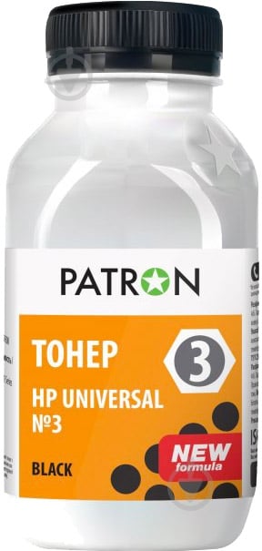 Тонер Patron HP LJ Universal №3 (PN-HU3-085) black - фото 1 Тонер Patron HP LJ Universal №3 (PN-HU3-085) black - фото 1