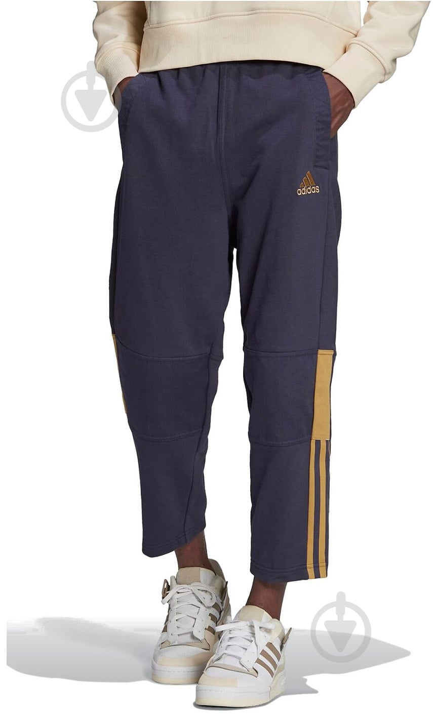 Брюки Adidas H56628 р. M синий - фото 2 Брюки Adidas H56628 р. M синий - фото 2