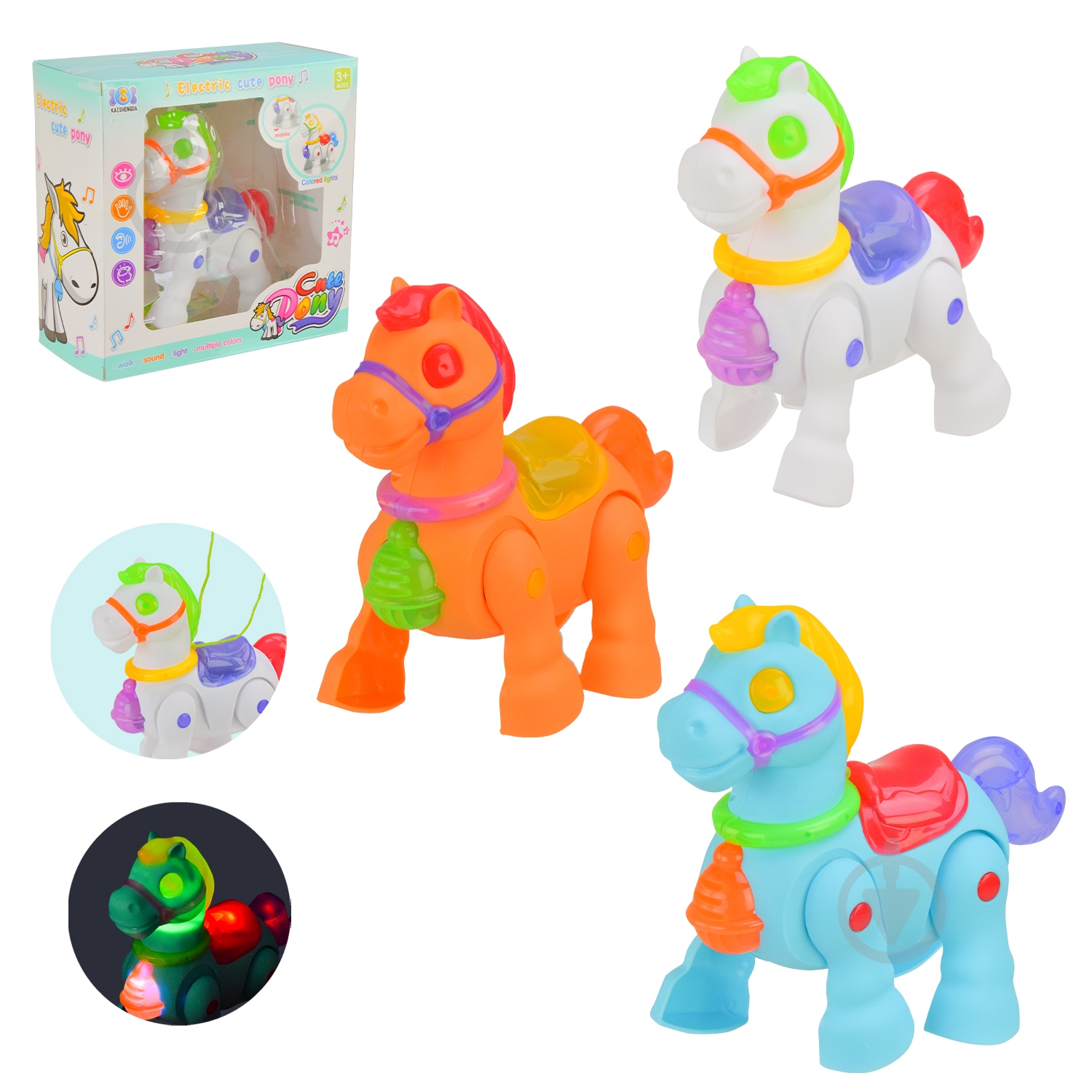 Іграшка Shantou конячка 3A765-2 - фото 1 Іграшка Shantou конячка 3A765-2 - фото 1