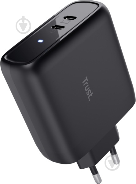 Мережевий зарядний пристрій Trust Maxo 65 Вт 2xUSB-C PD (25380_TRUST) - фото 5