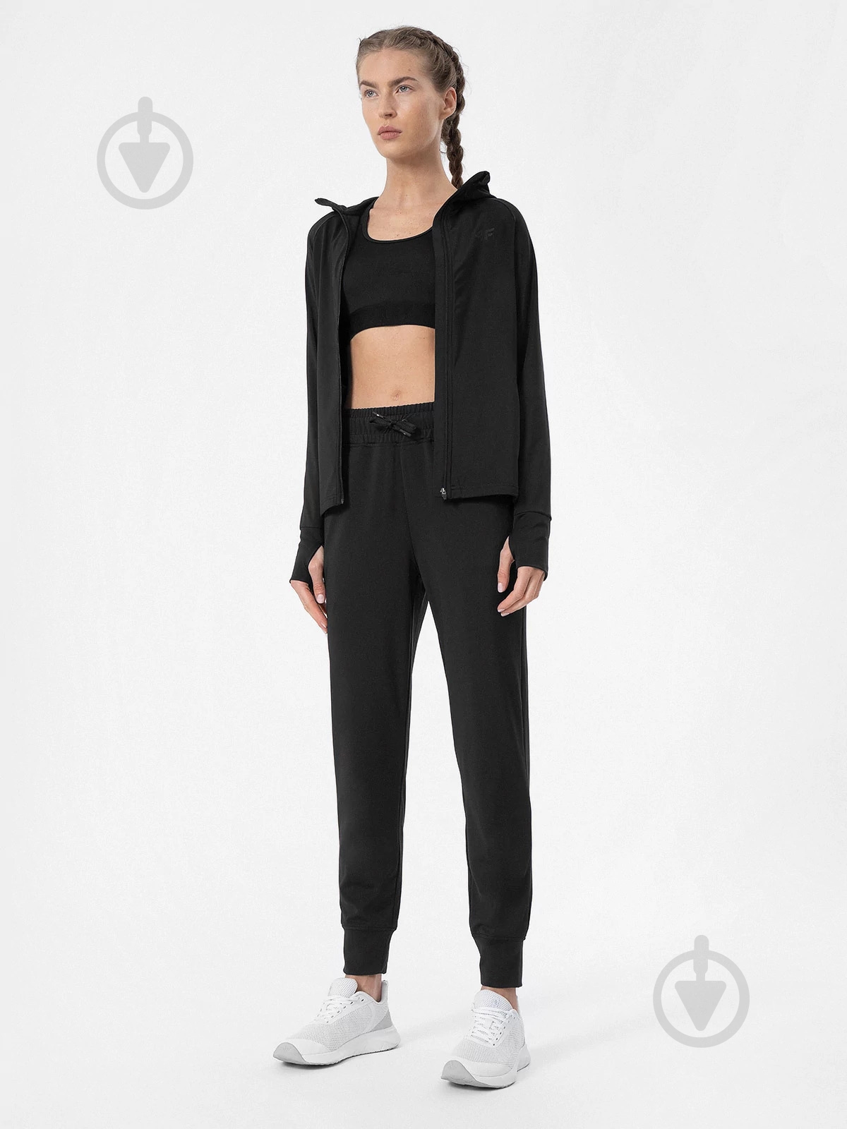 Брюки 4F TROUSERS FNK 4FAW22TFTRF121-20S р. M черный - фото 1