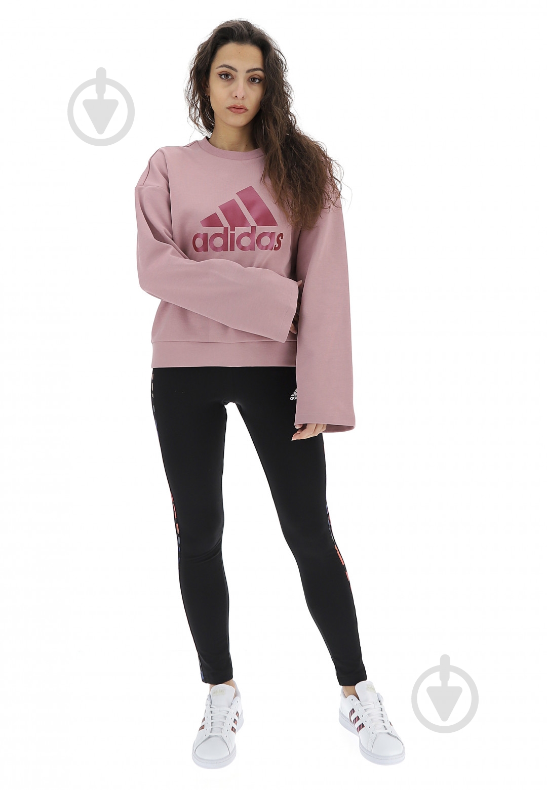 Свитшот Adidas HB1471 р.S розовый - фото 4