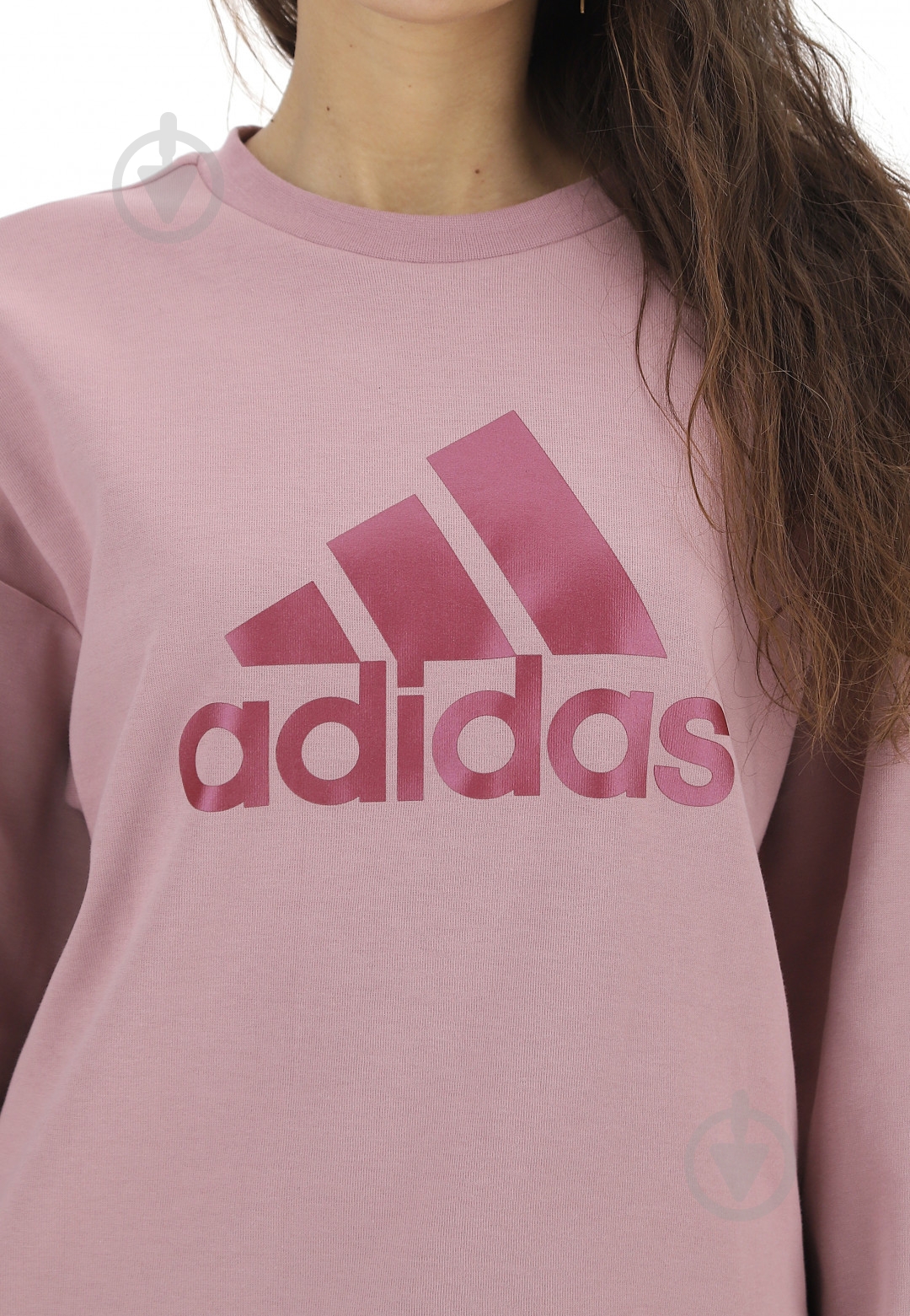 Свитшот Adidas HB1471 р.S розовый - фото 5