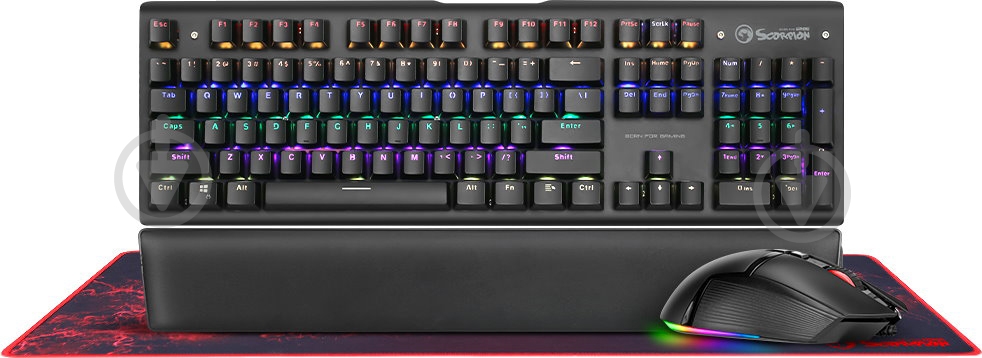 Комплект Marvo CM420 USB Black - фото 1