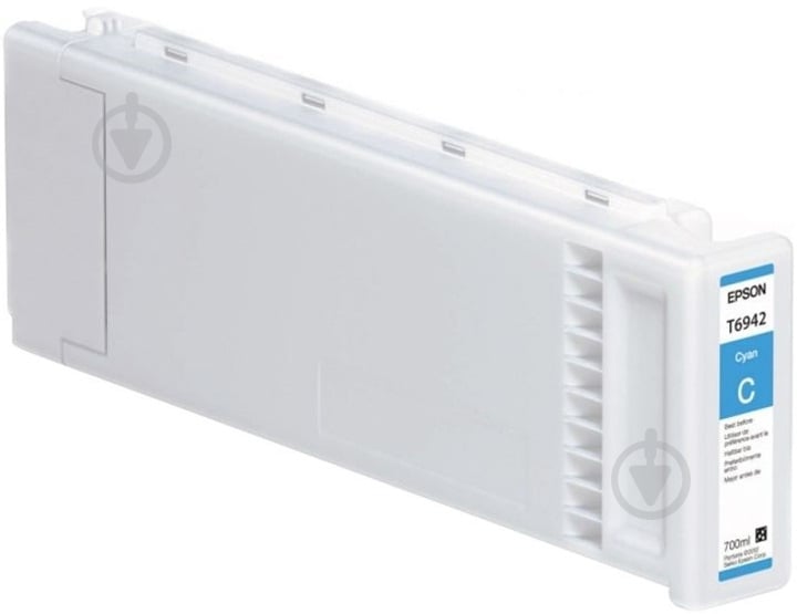 Картридж Epson SC-Т3000/T5000/T7000/T3200/T5200/T7200 Cyan 700 мл (C13T69420N) cyan - фото 1