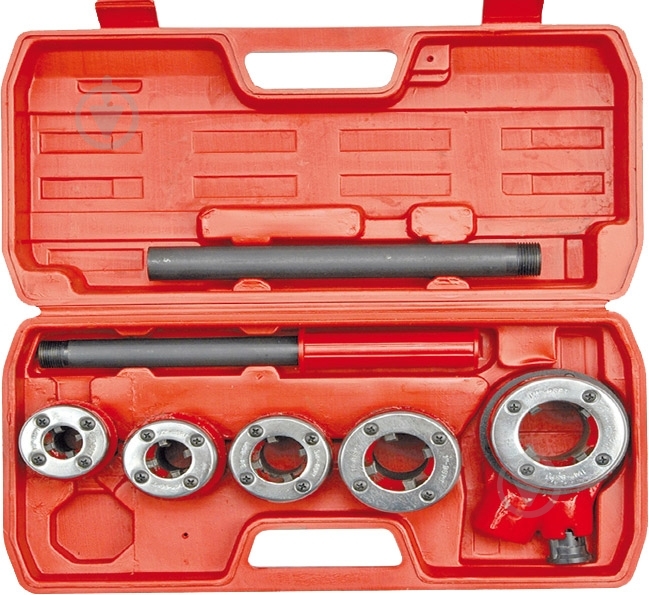 Набор резьбонарезной Vorel 3/8" - 1,1/4" 8 шт. 55820 - фото 1