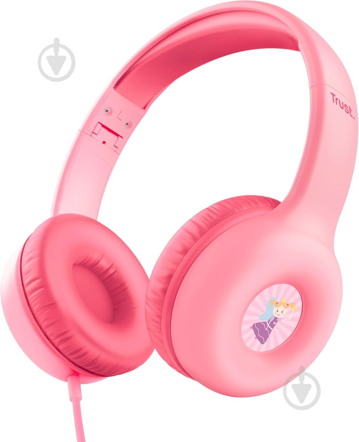 Навушники Trust Nouna Kids Headphones Mic pink (25277_TRUST) - фото 1