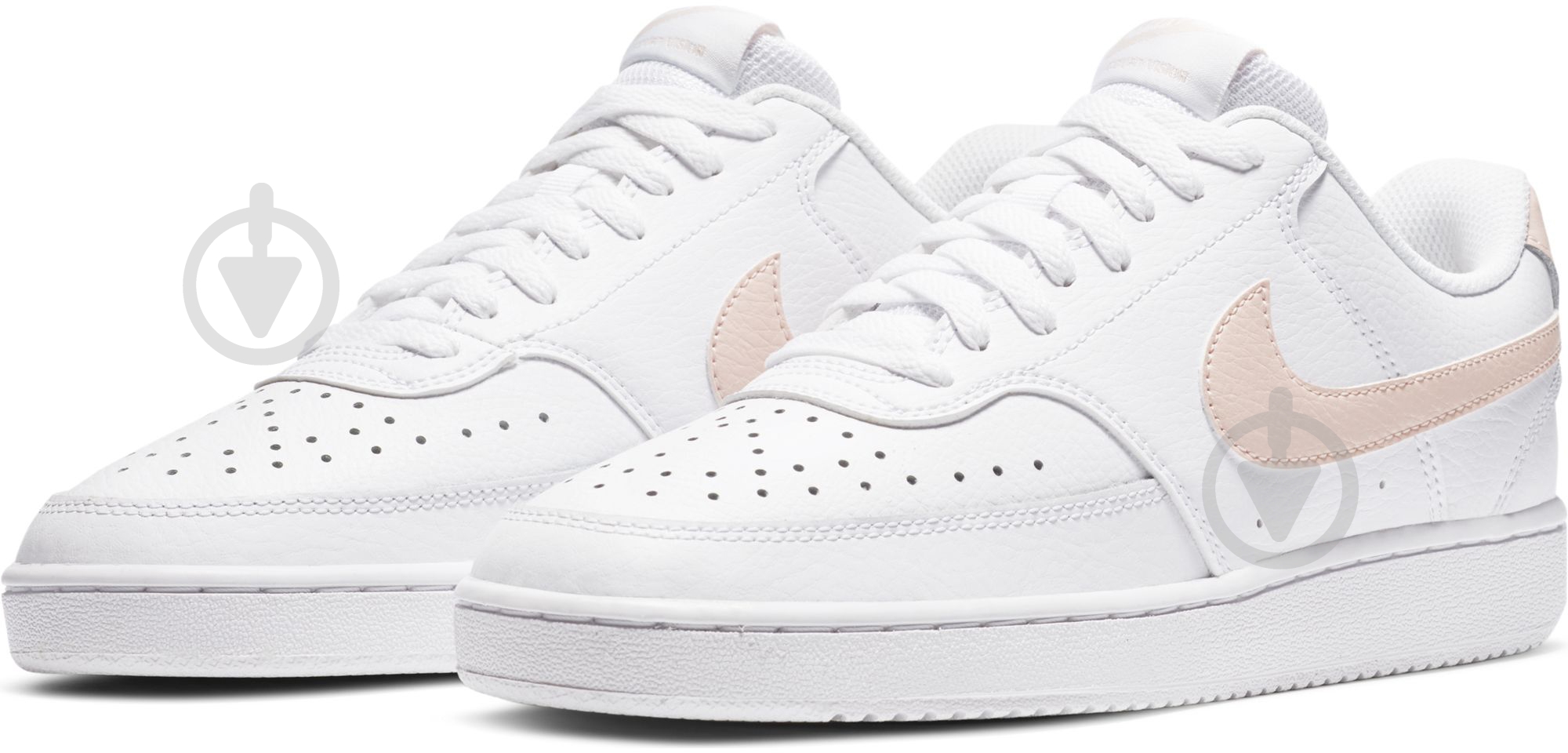 Кроссовки женские демисезонные Nike Court Vision Low CD5434-105 р.38,5 белые - фото 1