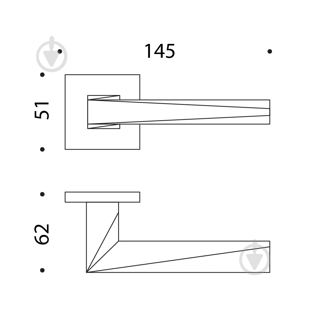 Ручка на розетці Comit novelty а полірований хром - фото 9 Ручка на розетці Comit novelty а полірований хром - фото 9