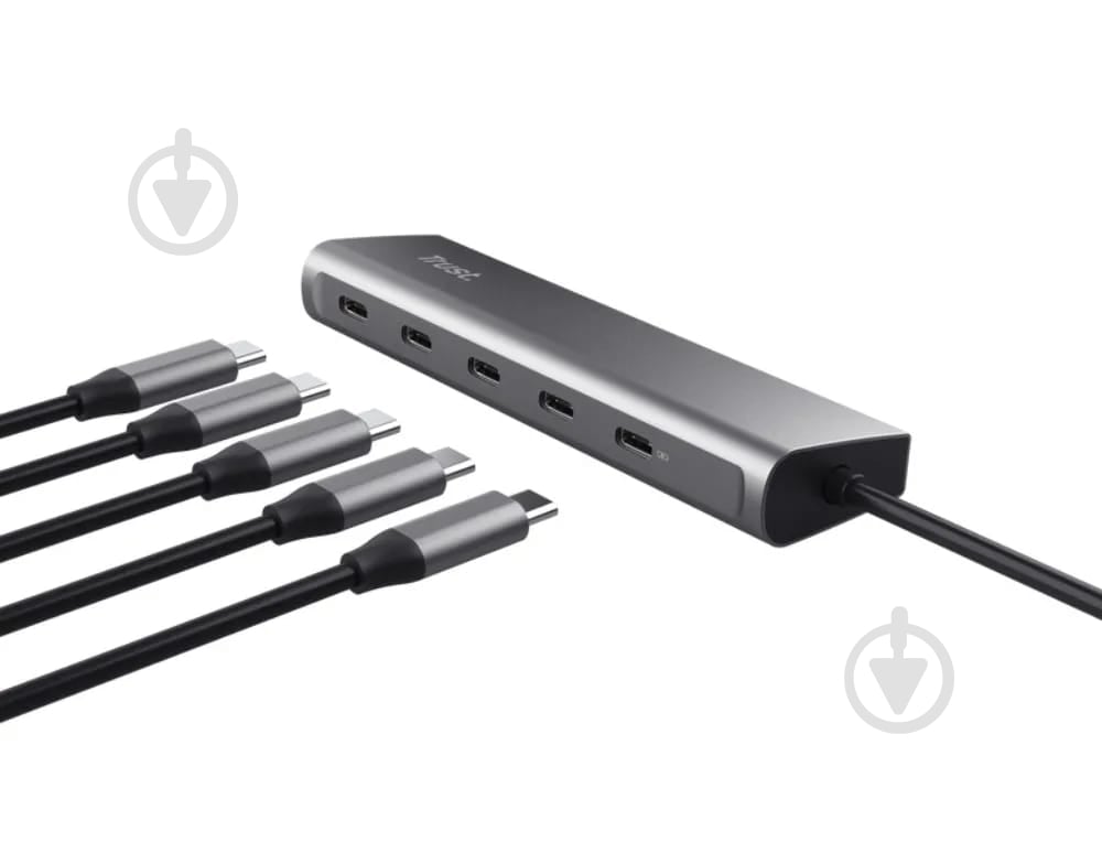 USB-хаб Trust Halyx USB-C > 5xUSB-C (25136_TRUST) - фото 4 USB-хаб Trust Halyx USB-C > 5xUSB-C (25136_TRUST) - фото 4
