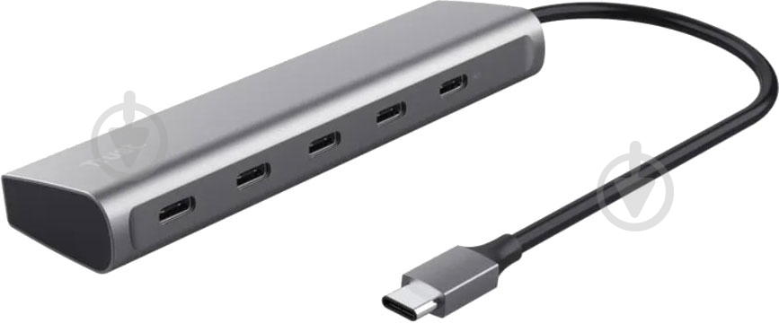 USB-хаб Trust Halyx USB-C > 5xUSB-C (25136_TRUST) - фото 1 USB-хаб Trust Halyx USB-C > 5xUSB-C (25136_TRUST) - фото 1