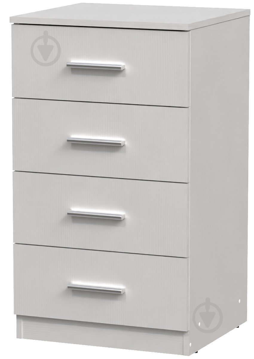 Комод Компанит 4А белый /нимфея альба - фото 1 Комод Компанит 4А белый /нимфея альба - фото 1