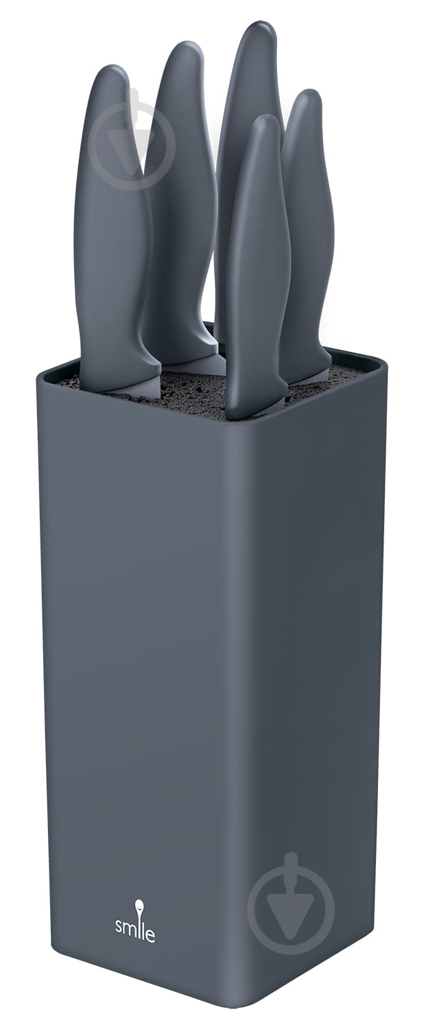 Набор ножей Smile 6 предметов серый SNS-7 - фото 1