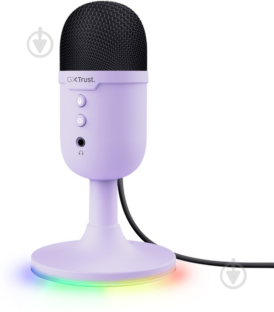 Микрофон Trust GXT 234W Yunix USB violet (25375_TRUST) - фото 4 Микрофон Trust GXT 234W Yunix USB violet (25375_TRUST) - фото 4