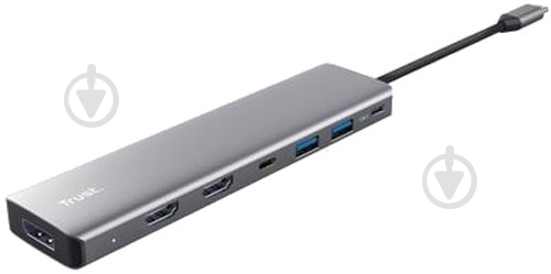 Адаптер Trust Dalyx 7in1 USB-C> 2xUSB-А 3.2/2xUSB-С/2xHDMI/Display Port (25661_TRUST) - фото 3