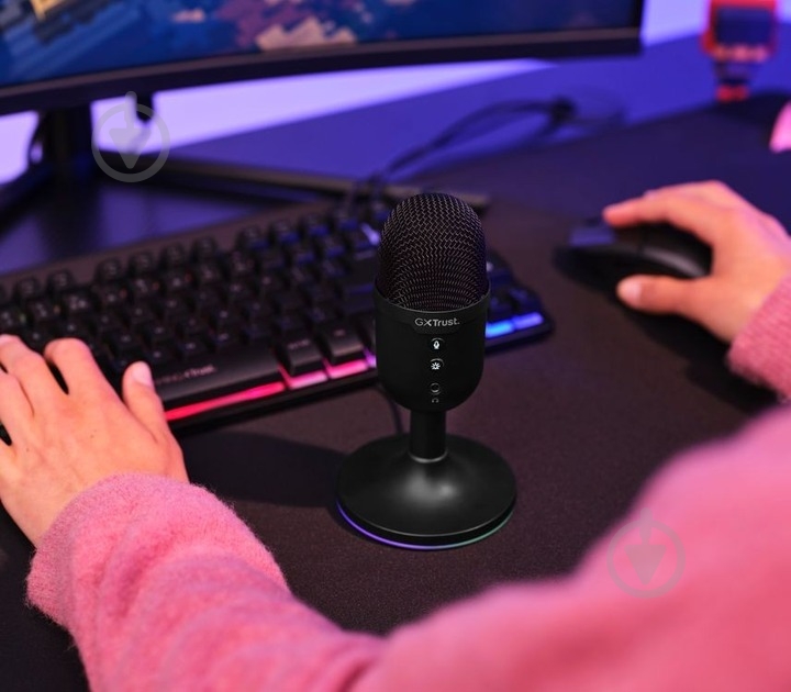 Мікрофон Trust GXT 234W Yunix USB Black (25372_TRUST) - фото 5 Мікрофон Trust GXT 234W Yunix USB Black (25372_TRUST) - фото 5