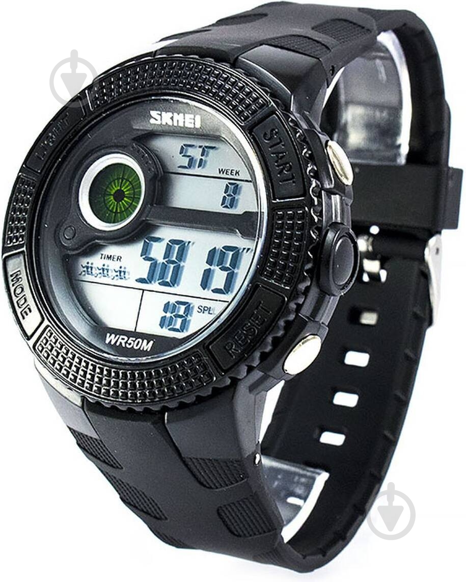 Наручные часы Skmei 1027 Black BOX (1027BOXBK) - фото 1