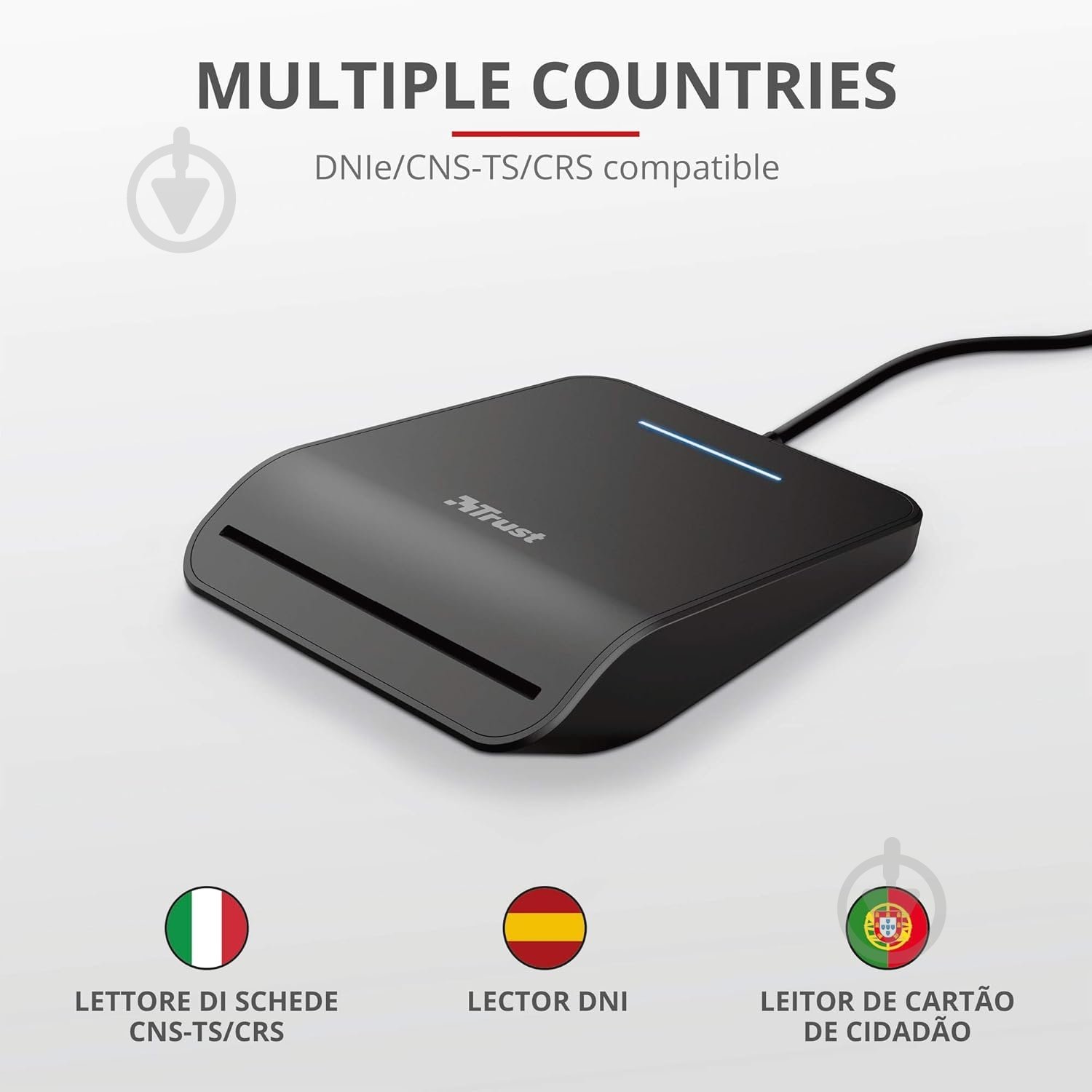 Смарт-кардридер Trust Primo (23890_TRUST) - фото 5 Смарт-кардридер Trust Primo (23890_TRUST) - фото 5