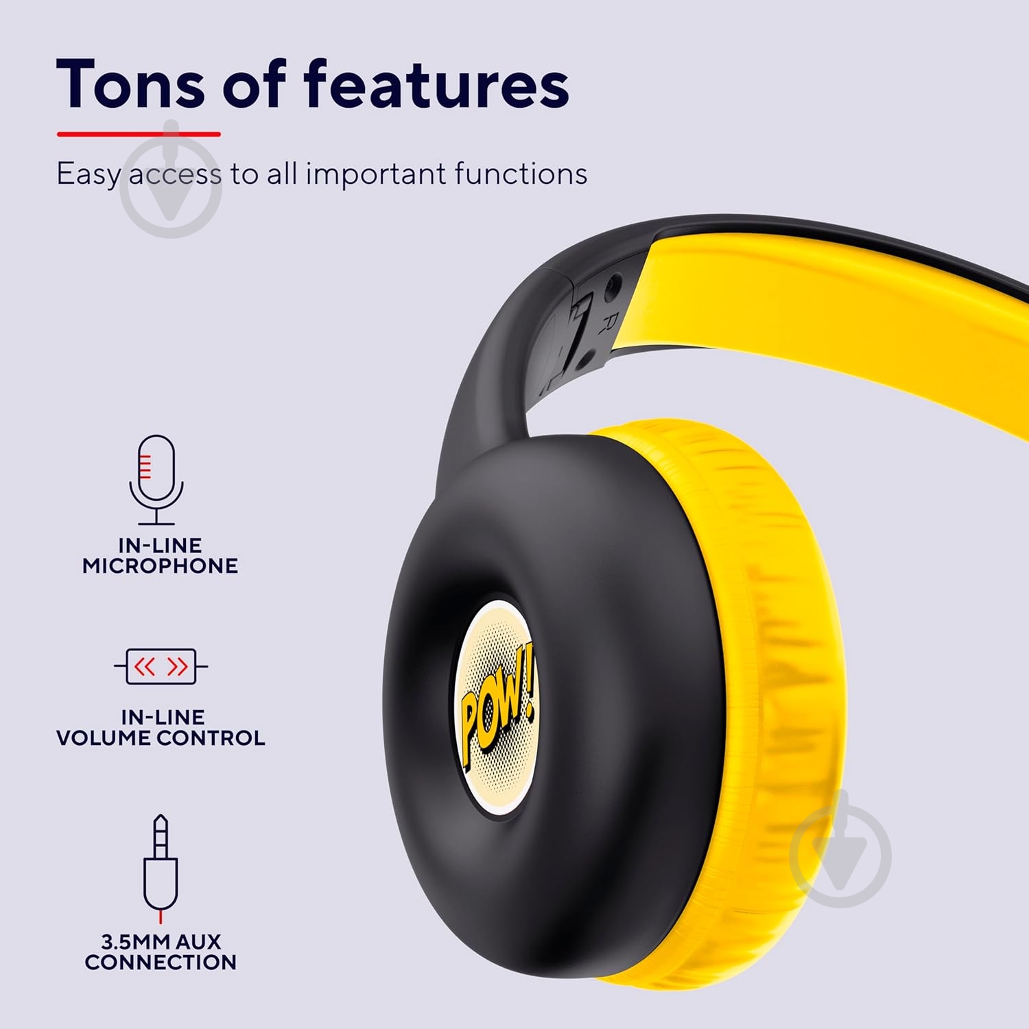 Навушники Trust Nouna Kids Headphones Mic black (25406_TRUST) - фото 10