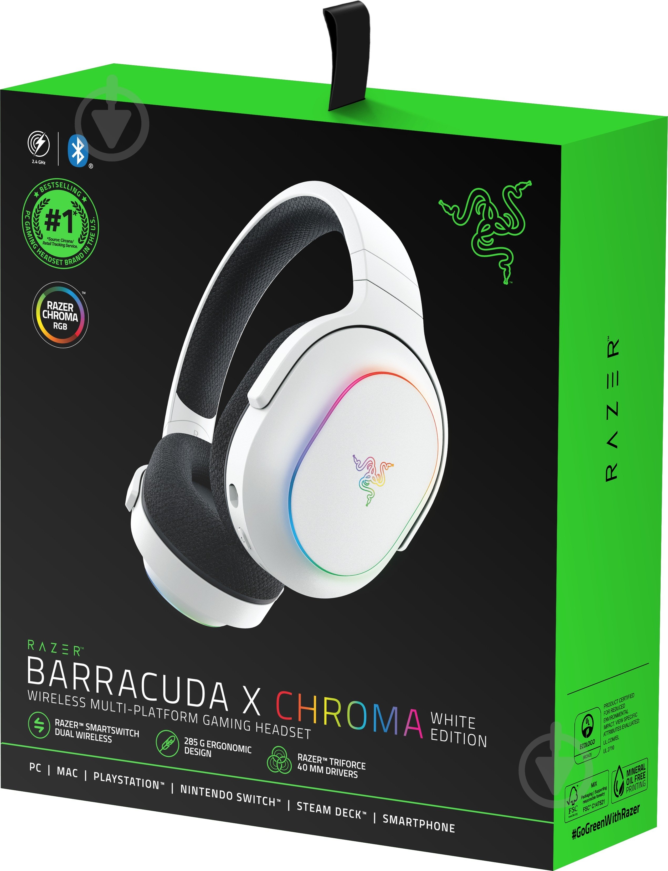 Гарнитура игровая Razer Barracuda X Chroma white (RZ04-05220200-R3M1) - фото 10