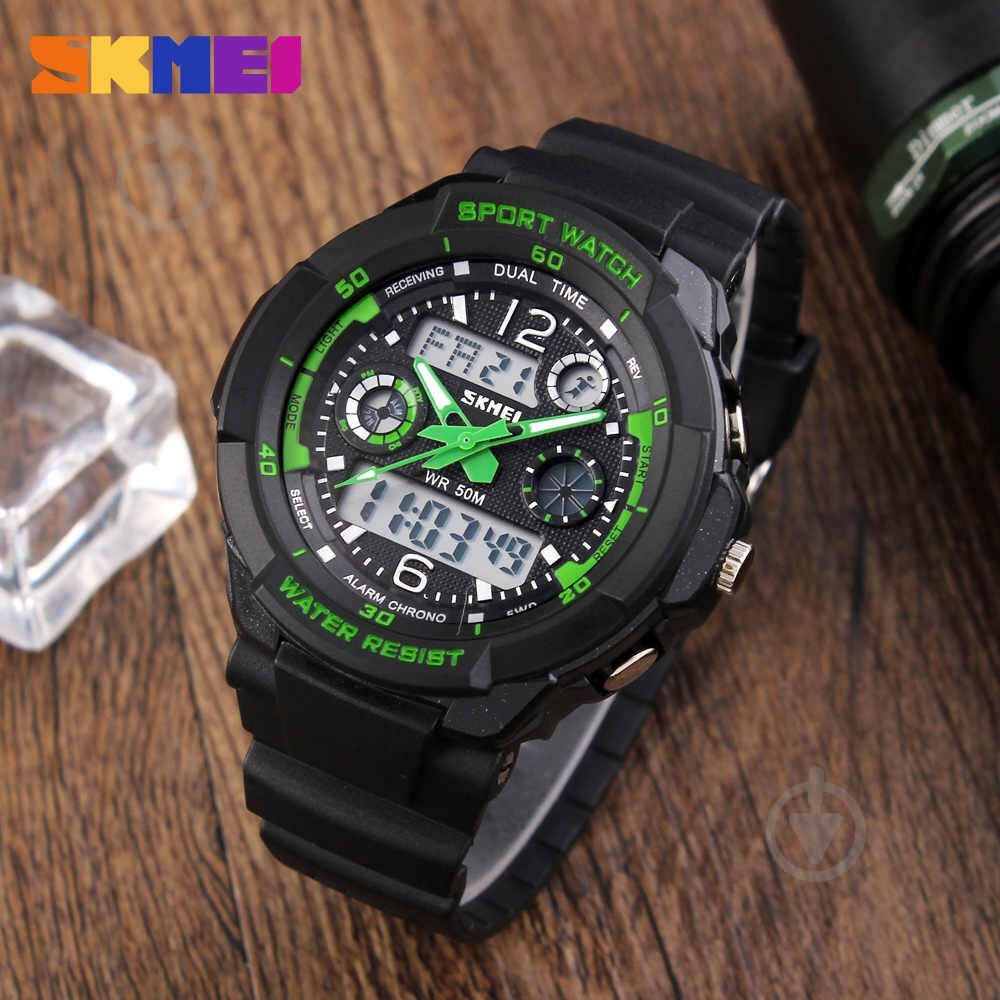 Наручные часы Skmei 1060 Green BOX (1060BOXGR) - фото 2