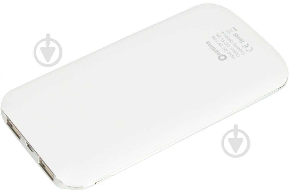 Повербанк Optima 5000 mAh white (O74101) - фото 2