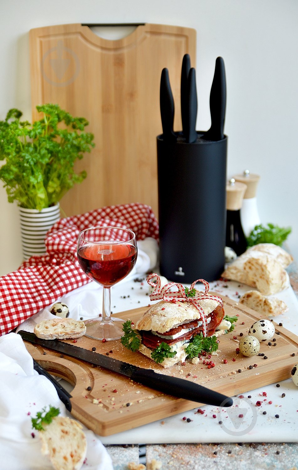 Набор ножей Smile 6 предметов черный SNS-3 - фото 4