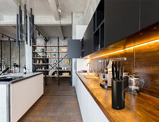 Набор ножей Smile 6 предметов черный SNS-3 - фото 2