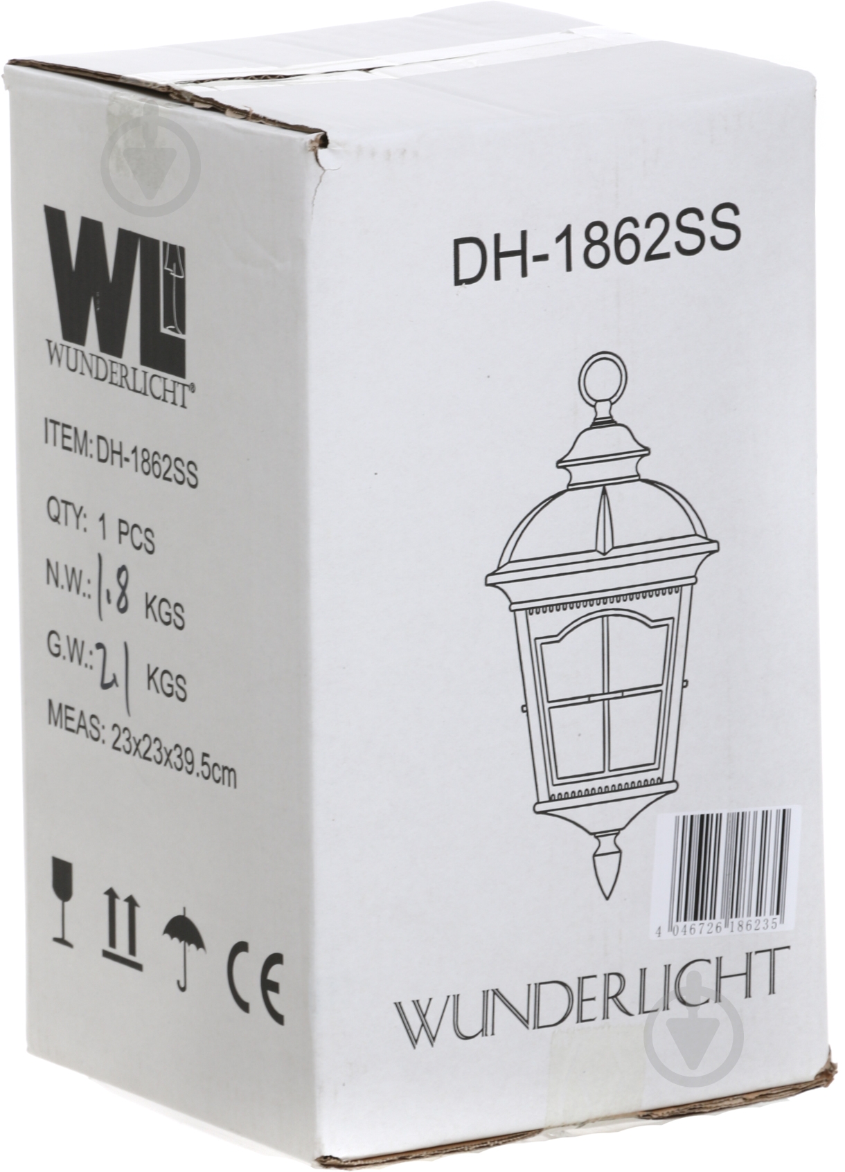 Светильник садовый WunderLicht E27 100 Вт IP44 DH-1862SS - фото 3