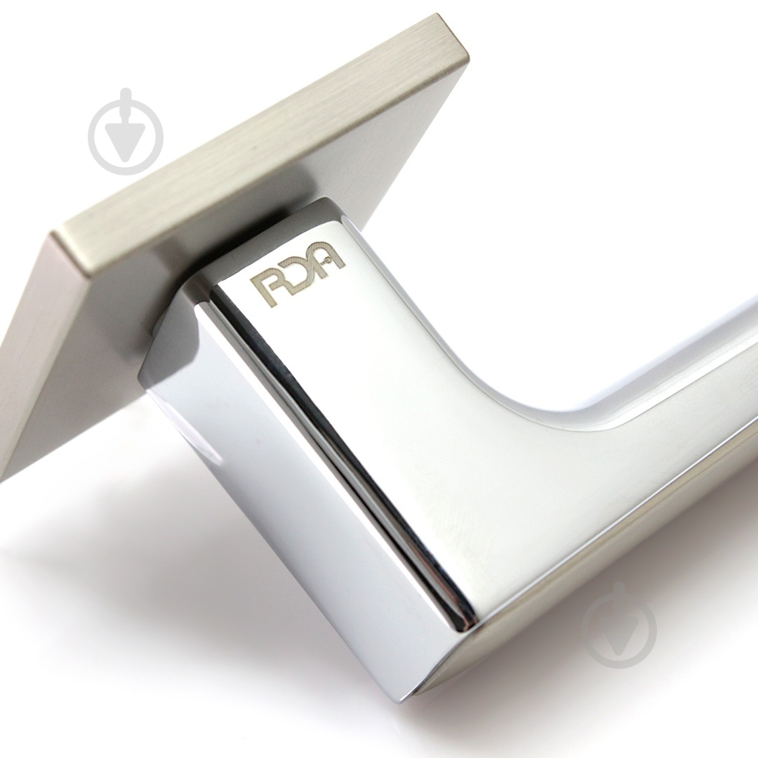 Ручка на розетке RDA line матовый никель - фото 3 Ручка на розетке RDA line матовый никель - фото 3