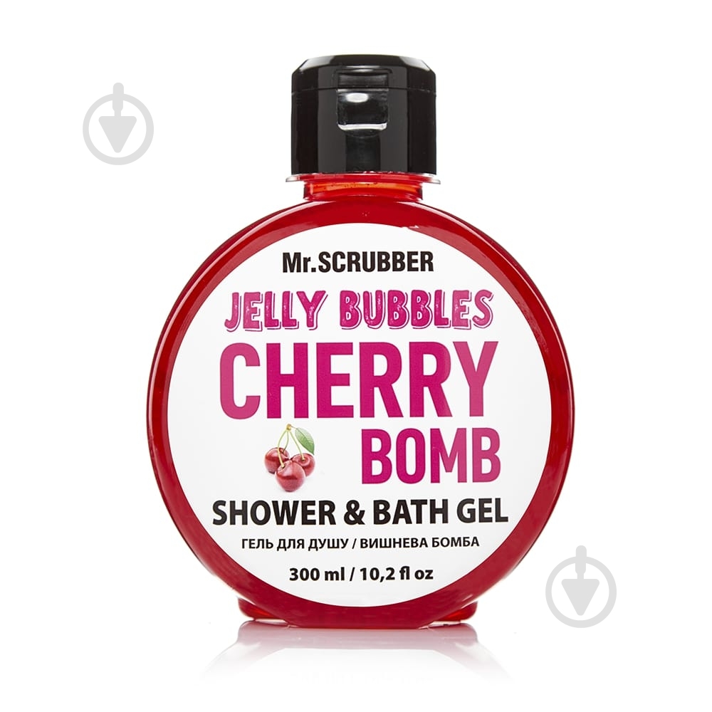 Гель для душа Mr.SCRUBBER Jelly Bubbles Cherry Bomb 300 мл - фото 1 Гель для душа Mr.SCRUBBER Jelly Bubbles Cherry Bomb 300 мл - фото 1
